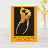 ベビーを持っていること カード (黄色い花)