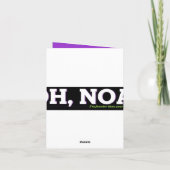 ベビーを握るには余りに飲まれる誕生日 カード (裏面)