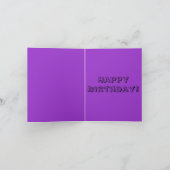 ベビーを握るには余りに飲まれる誕生日 カード (内部)