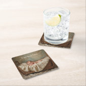 ベビーを揺りかごに スクエアペーパーコースター (インサイチュ)