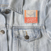 「ベビーを期待してる!」ウルトラサードスキャンオレンジバッジ 缶バッジ (インサイチュ)