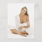 ベビーを母乳で送る女性のポートレート(3-6) ポストカード (正面)