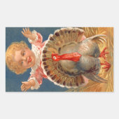 ベビーを追うトムのトルコヴィンテージシール 長方形シール (正面)