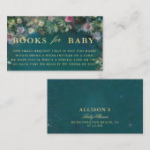 ベビーを魅了した森の緑のバラ エンクロージャーカード (正面/裏面)