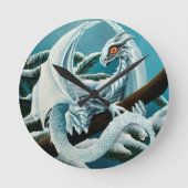ベビーアイスドラゴン ラウンド壁時計 (正面)