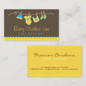 ベビーアイツラインストアブティックビジネスカード 名刺 (正面/裏面)