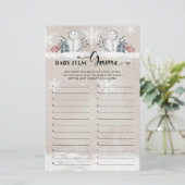 ベビーアイテムゲーム雪だるまベビーシャワー (スタンド正面)