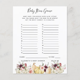 ベビーアイテムゲーム |赤ちゃんシャワーゲーム