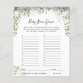 ベビーアイテムゲーム |赤ちゃんシャワーゲーム