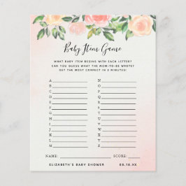 ベビーアイテムゲーム |赤ちゃんシャワーゲーム