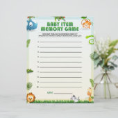 ベビーアイテム記憶ゲーム[動物テーマ] レターヘッド (スタンド正面)