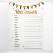 ベビーアイルランド初の1歳の誕生日パーティー 三つ折り招待状 (内部中)