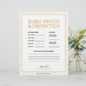 ベビーアドバイスと予測[ゴールデンの輝き] レターヘッド (スタンド正面)