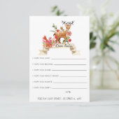 ベビーアドバイスカード|トナカイ エンクロージャーカード (スタンド正面)