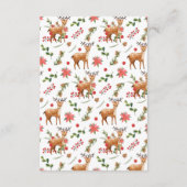 ベビーアドバイスカード|トナカイ エンクロージャーカード (裏面)