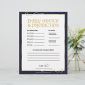 ベビーアドバイス&予測[ゴールデンブルー] レターヘッド (スタンド正面)