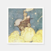 ベビーアドベンチャーズザムーン紙 スタンダードカクテルナプキン (正面)