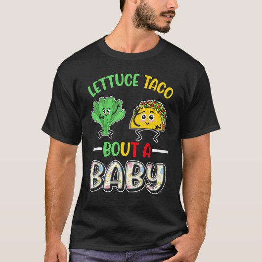 ベビーアナウンスメントレタスTaco Bout Aベビー1 Tシャツ (正面)