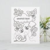 ベビーアニマルカラーリングブックページ (スタンド正面)