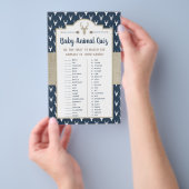 ベビーアニマルクイズ、ウッドランドディアー チラシ (ハンドル)