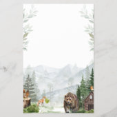 ベビーアニマルゲームアドベンチャーマウンテンベビーシャワー チラシ (裏面)