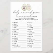 ベビーアニマルゲームアボカドホーリーグアカモールシャワー