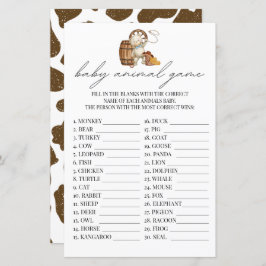 ベビーアニマルゲームリトルカウボーイ西素朴言語