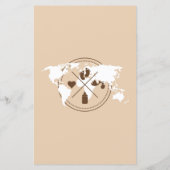 ベビーアニマルゲーム旅行パスポートベビーシャワー (裏面)