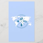 ベビーアニマルゲーム旅行パスポートベビーシャワー (裏面)