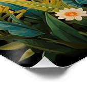 ベビーアニマルサファリプリント（ナサリー/子供用） ポスター (コーナー)