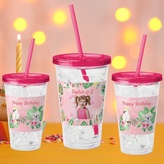 ベビーアニマルズアクリルタンブラー子供の誕生日プレゼント アクリルタンブラー