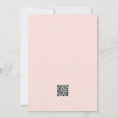 ベビーアニマルズファースト誕生日 招待状 (裏面)