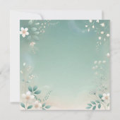 ベビーアニマルズベビーシャワー招待状 案内状 (裏面)