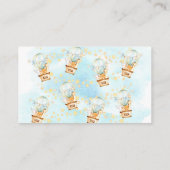 ベビーアニマルズホットエアバルーンおむつラッフルチケット エンクロージャーカード (裏面)