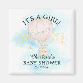 ベビーアニマルズホットエアバルーン赤ちゃんシャワーのお気に入り マグネット (正面)