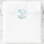 ベビーアニマルズホットエアバルーン赤ちゃんシャワーのお気に入り ラウンドシール (バッグ)