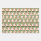 ベビーアニマルバレンタイン ラッピングペーパーシート (正面2)