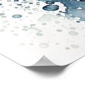 ベビーアニマルプリント子供部屋かわいいシールポスター ポスター (角)