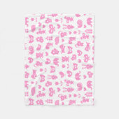 ベビーアニマルベビーブランケット フリースブランケット (正面)