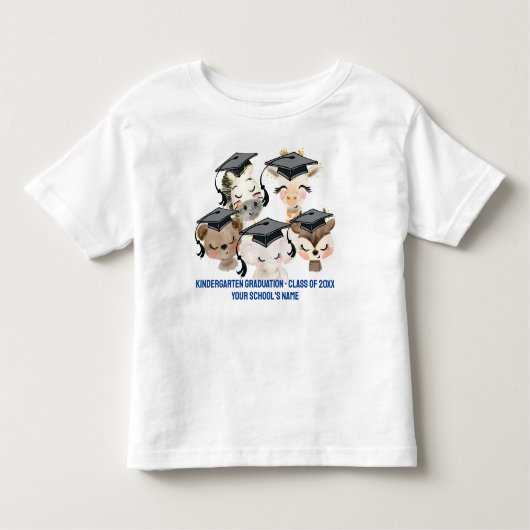 ベビーアニマル卒業生トドラー素晴らしジャージーTシャツ トドラーTシャツ (正面)