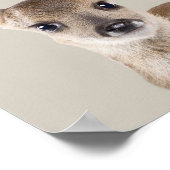 ベビーアニマル子供部屋ポスター – Deer ポスター (角)