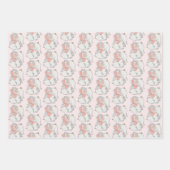ベビーアニマル赤ちゃんシャワー ラッピングペーパーシート (正面2)
