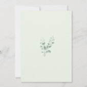 ベビーアニマル赤ちゃんシャワー 招待状 (裏面)