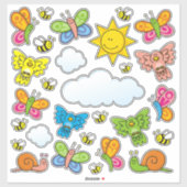 ベビーアニマル シール (シート)