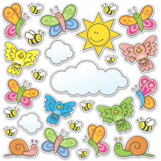 ベビーアニマル シール (正面)