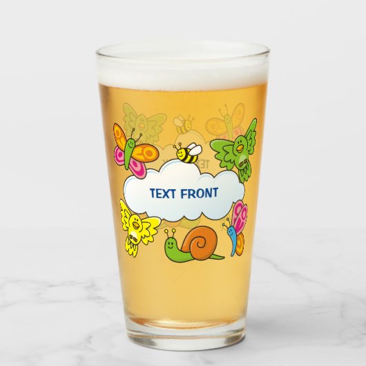 ベビーアニマル タンブラーグラス (ドリンク正面)