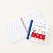 ベビーアニマルABCスパイラルノート ノートブック (内部)