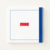 ベビーアニマルABCスパイラルノート ノートブック (裏面)