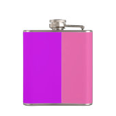 ベビーアヒルのピンクのラズベリーと紫のソベット フラスク (裏面)