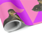 ベビーアヒルのピンクのラズベリーと紫のソベット ラッピングペーパー (ロールコーナー)